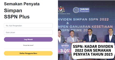 sspn prime semakan penyata
